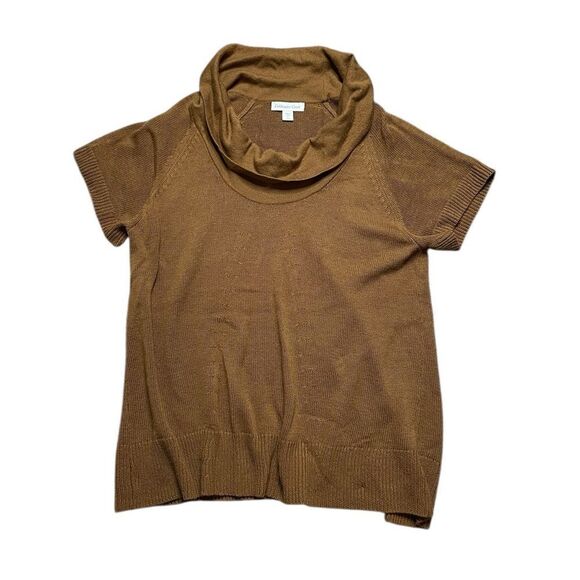 COLDWATER CREEK Brown Cowl Neck Sweater Size Large - Picture 1 of 5